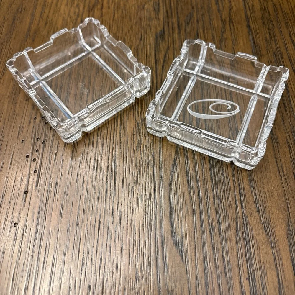 Crystal Trinket Dishes